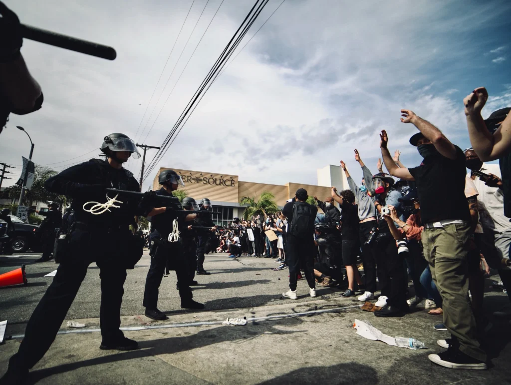 Protesters clashing with law enforcement in Los Angeles amid rampant misinformation about the protests.